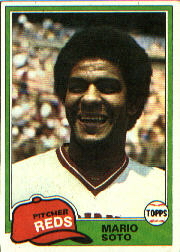 1981 Topps Baseball Cards      354     Mario Soto